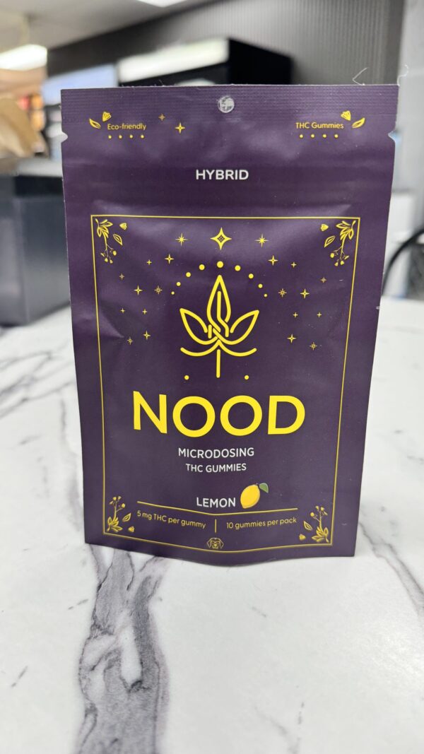 NOOD Lemon 5mg Delta 9 Gummies